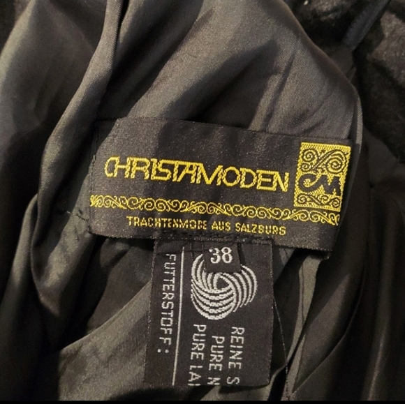 CHRISTA MODEN Austrian Grey Wool Walking Skirt 6 - Picture 7 of 7